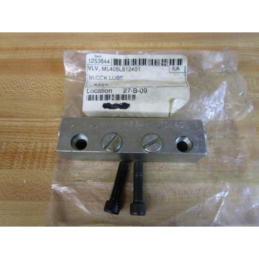 Lincoln 1253644 Valve Block R230