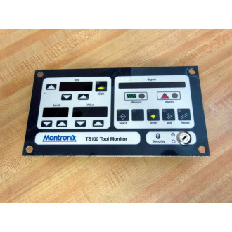 Montronix TS100 Tool Monitor Control Panel Control Panel Only - Used