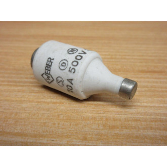 Weber 10A 500V Kema Keur Bottle Fuse (Pack of 2) - New No Box