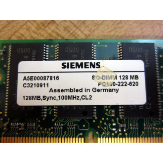 Siemens A5E00087816 SDRAM Memory 128MB SO-DIMM - Used