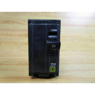 Square D QO-220 Circuit Breaker 20A 2P QO220 (Pack of 2) - New No Box