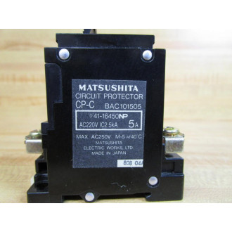 Matsushita BAC101505 5A Circuit Protector CP-C - Used
