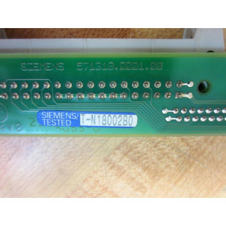 Siemens 571318.9001.00 Circuit Board 571318.0001.00 - Used