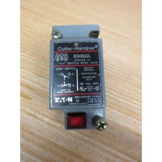 Cutler Hammer E50SGL Eaton Limit Switch Body - Used