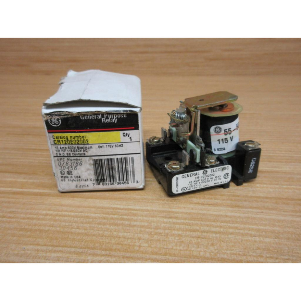 General Electric CR120E02002 GE General Purpose Relay