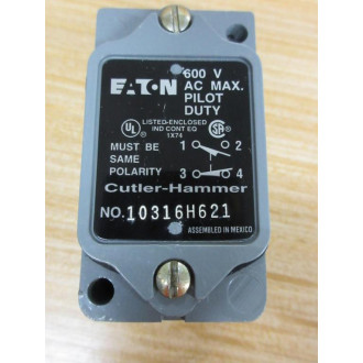 Cutler Hammer 10316H621 Eaton Limit Switch - New No Box