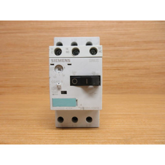 Siemens 3RV1011-1CA10 Circuit Breaker 3RV10111CA10 W3RV1901-1D - Used