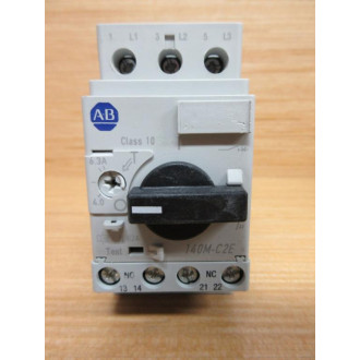 Allen Bradley 140M-C2E-B63 Circuit Breaker 140MC2EB63 Ser.C,W140M-C-AFA11 - Used