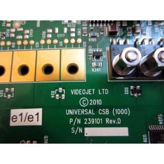 VideoJet 239101 Universal CSB (1000) 399595 - Used