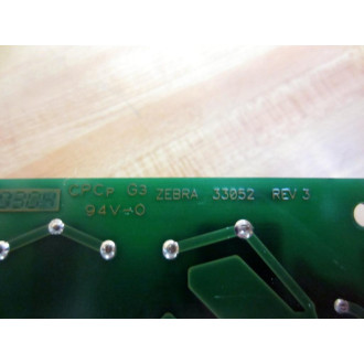 Zebra Technologies 33052 Circuit Board 33050 - Used