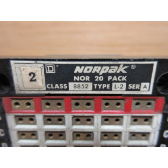 Square D 8852-L-2 Norpak  8852L2 - Used
