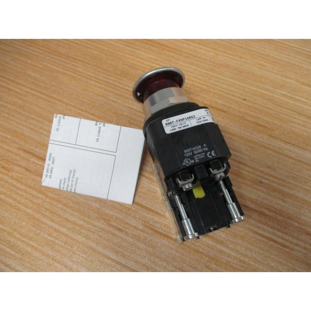 Allen Bradley 800T-FXNP16RG1 Illum. Push Button - New No Box