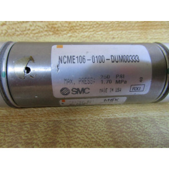 SMC NCME106-0100-DUM00333 Air Cylinder NCME106-0100 W Fitting - New No Box