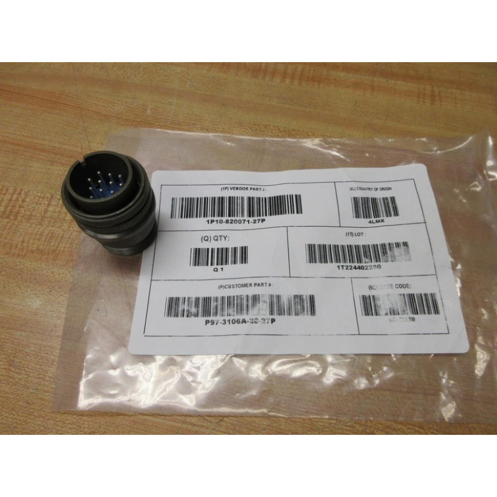 Amphenol 97-3106A20-27P Connector 973106A2027P 10-820071-27P