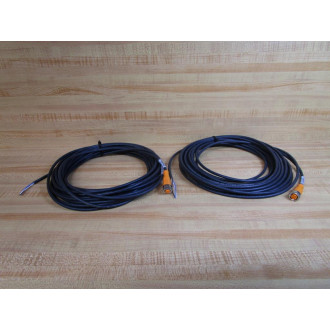 IFM Efector ADOGH040MSS0010H04 Cordset EVC003 (Pack of 2) - New No Box