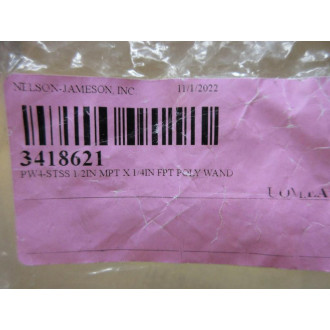 Nelson-Jameson PW4-STSS Poly Wand 3418621 - New No Box Nelson-Jameson PW4-STSS Poly Wand 3418621 - New No Box