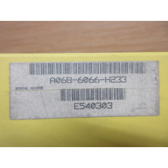 Fanuc A06B-6066-H233 Servo Drive A06B6066H233 Cover Plate Only - Used