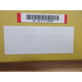 Fanuc A06B-6066-H291 Drive A06B6066H291 Cover Plate Only - Used