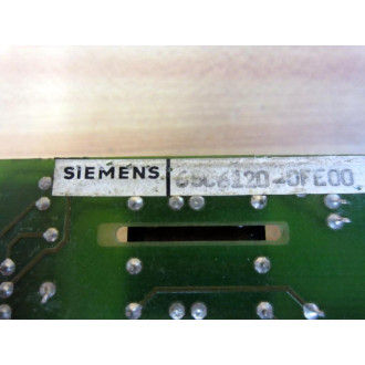 Siemens 65C6120-0FE00 2040A Power Board 65C61200FE00 Non-Refundable - Parts Only
