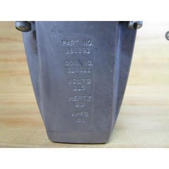 Vickers Eaton 281291 Double Solenoid Pilot Valve 816011 Valve Coil Only - Used