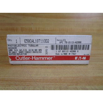 Cutler Hammer E58CAL18T110D2 Eaton Photoelectric Sensor