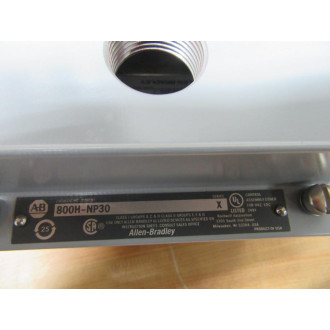 Allen Bradley 800HNP30 Enclosure 800H1HVX7 - New No Box