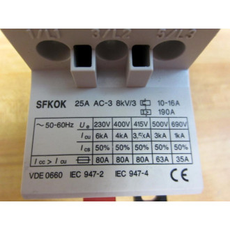General Electric SFKOK GE Breaker Motor Protection - New No Box