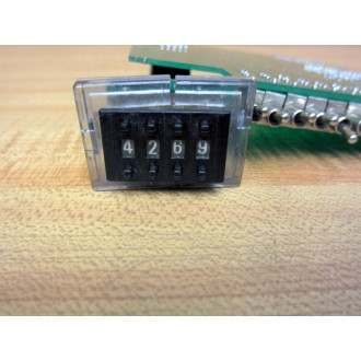 NCI KR-EL Circuit Board KREL w4-Digit Counter - Used