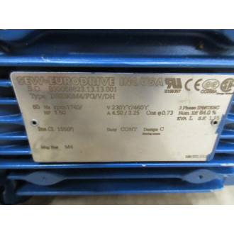 SEW Eurodrive DRE90M4FGVDH 3-Phase Motor DRE90M4FGVDH - New No Box