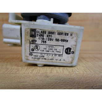 Square D 9001-KP1G31 Pilot Light 9001KP1G31 9001 KM1 - Used