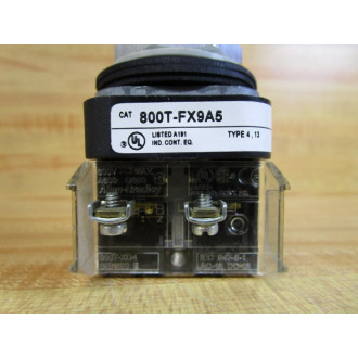 Allen Bradley 800T-FX9A5 Push Button W2 800T-XD4 - New No Box