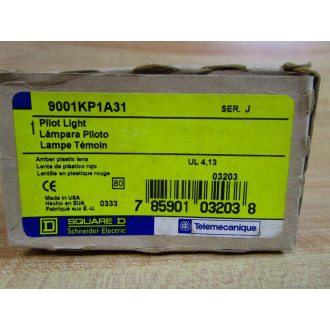 Square D 9001KP1A31 Telemecanique Pilot Light 03203 W9001 KM1