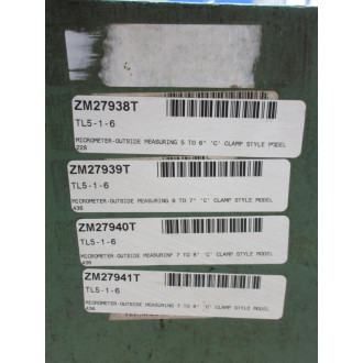 Starrell TL5-1-6 Micrometer Set TL516 - Used