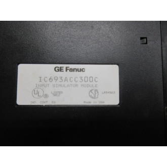 GE Fanuc IC693ACC300C Input Simulator Module - New No Box