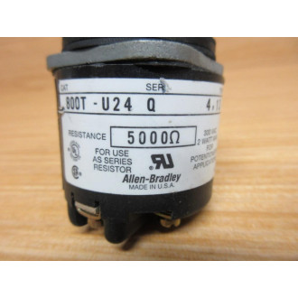 Allen Bradley 800T-U24 Potentiometer Ser. Q, 5000Ω - New No Box