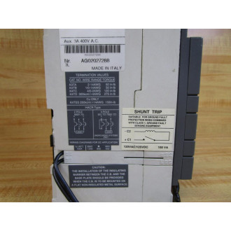 ABB SACE S3L 100A Circuit Breaker SACES3L WOut Terminal Cover - Used