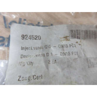 ProMinent Fluid Controls G1-DN15 PC1 Foot Valve 924520