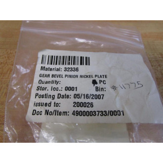 Bosch PA6616Y-P Gear Bevel Pinion 32336 - New No Box