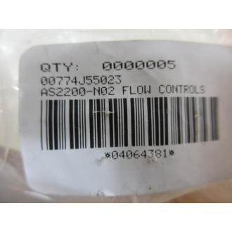 SMC AS2200-N02 Flow Control Valve AS2200 - New No Box