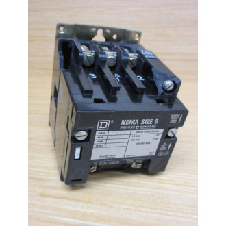 Square D 8502-SB01 Contactor - Used