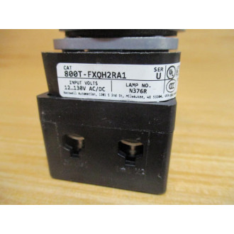 Allen Bradley 800T-FXQH2RA1 PushPull Device - Used