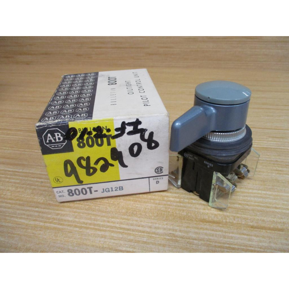 Allen Bradley 800T-JG12B Pilot Control Switch 800TJG12B