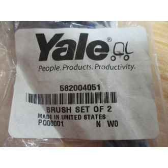 Yale 582004051 Carbon Brush Set Of 2