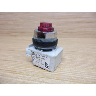 Square D 9001-KP1R31 Pilot Light 9001KP1R31 (Pack of 2) - Used