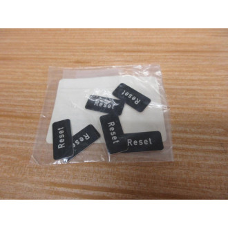Siemens 3SB39021EM Inscription Plate (Reset) (Pack of 6)