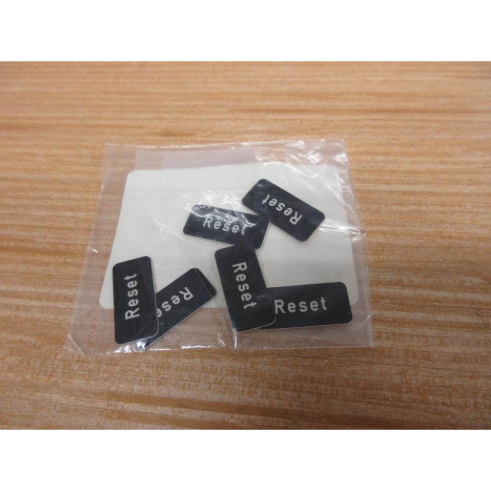 Siemens 3SB39021EM Inscription Plate (Reset) (Pack of 6)