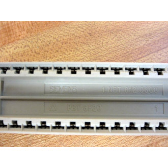Siemens 1 NET 812 0668 40P Screw Terminal Block 1NET8120668 - New No Box
