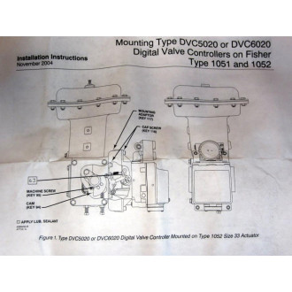 Fisher 29B2094X012 DVC6020 1052 Size 20
