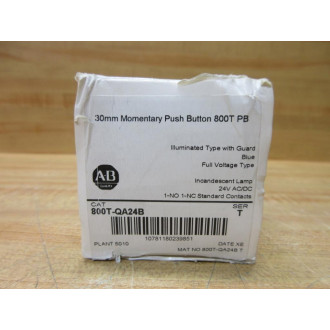 Allen Bradley 800T-QA24B Blue Push Button