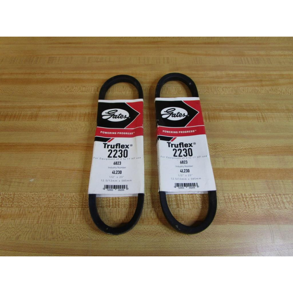 Gates 4L230 Belt 2230 (Pack of 2)